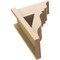Ekena Millwork 7 1/2-in W x 14-in D x 18-in H Funston Trad Rough Cedar Woodgrain TimberThane Outlooker, Primed Tan OUTUR075X14X18FST04RCPR - alternate 4